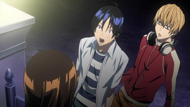 Кадры из аниме Bakuman.