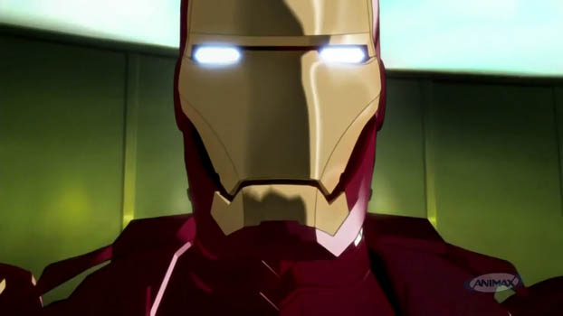 Кадры из аниме Iron Man